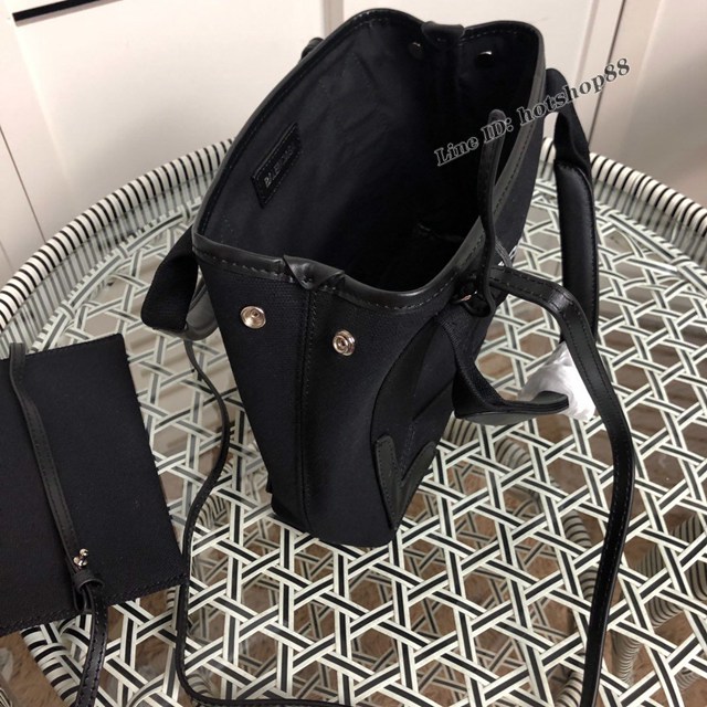 Balenciaga專櫃爆款小號購物袋手提帆布包 巴黎世家新版一行字帆布字母包 fyj1841